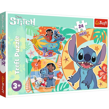 Puzzle 24 Maxi Wesoły dzień Lilo&Stitch 14365