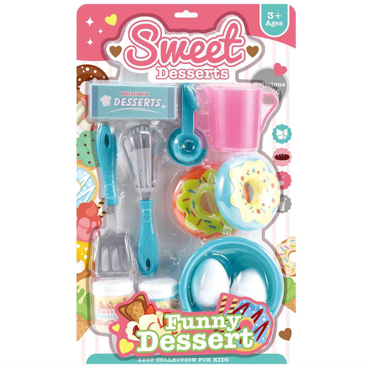 Zestaw naczyń kuchennych ze stali nierdzewnej dla dzieci