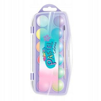 Colorino pastel farby akwarelowe 12 kolorów pastelowych