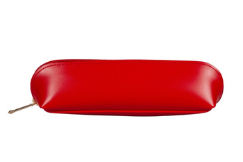 Etui na długopisy piórnik czerwony
