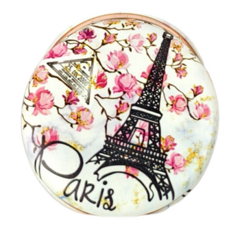 MAŁE LUSTERKO KOSMETYCZNE KIESZONKOWE OKRĄGŁE DLA DZIEWCZYNKI MAKIJAŻ