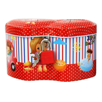 Skarbonka metalowa TR-25724 dla dzieci unikalny design oszczędzaj z klasą