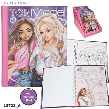 Kolorowanka ze światełkiem LED i dźwiękiem Top Model Me BFF 13722A