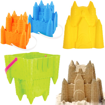 Wiaderko Zamek Do Piasku Kreatywne Zabawki Plażowe Dla Dzieci Edukacyjne