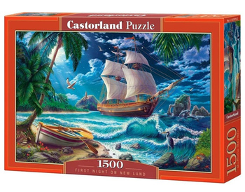Puzzle 1500 First Night on New Land CASTOR Castorland