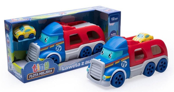 Flota miejska Tiny - Laweta z autkiem Dumel