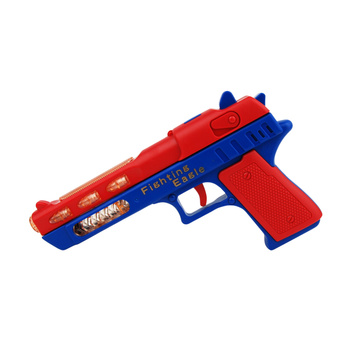 Pistolet na baterie zabawkowy interaktywny dla dzieci bezpieczny