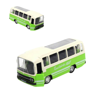 Autobus Metalowy Dla Dzieci Z Dźwiękiem I Światłem Prezent Zabawka