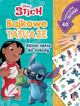 Stich idzie do szkoły. Stich. Bajkowe tatuaże