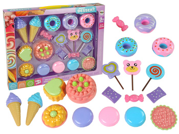 Zestaw Słodkości Lizaki Babeczki Lody