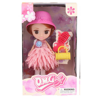 Lalka kwiatowa z akcesoriami dla dzieci zabawka edukacyjna kreatywna