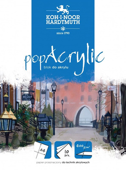 Blok A4 Pop Acrylic Koh-i-Noor 10 arkuszy 400g