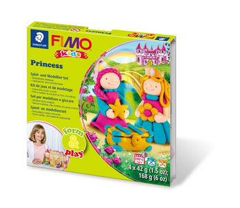 Zestaw FIMO Kids Form&Play Księżniczki 4 x 42g + akcesoria Staedtler