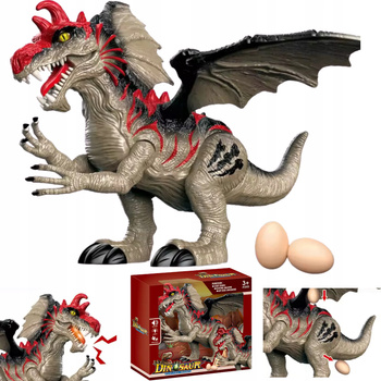 Dinozaur Interaktywny Wysiaduje Jaja Chodzi Ryczy Świecący Pysk Led Dżwięk