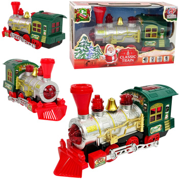 Lokomotywa Na Baterie Ze Światłem Dymem Dźwiękiem Świąteczne Piosenki Preze