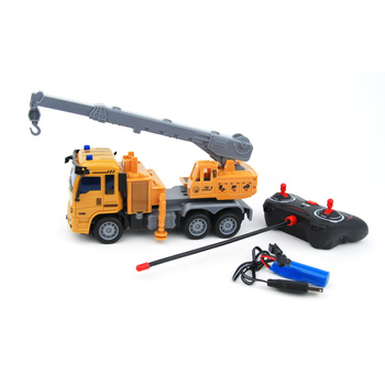 Ciężarówka dźwig zdalnie sterowana z akcesoriami zestaw zabawka dla dzieci