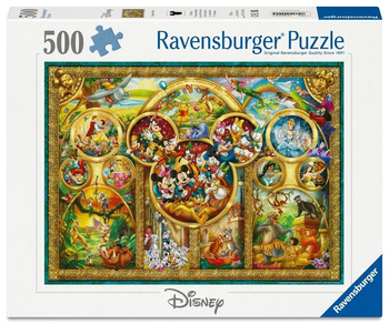 Puzzle 2D: Świat Disneya 500el Ravensburger