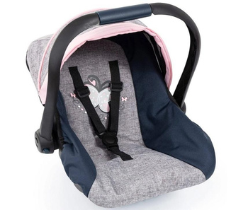 Siedzonko do samochodu z baldachimem szary Bayer Design