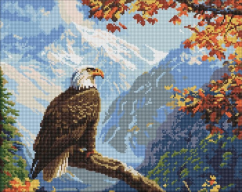 Diamentowa mozaika IDEYKA 40x50cm Strażnik Szczytu