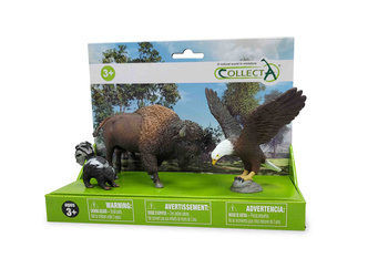 COLLECTA ZESTAW 3 DZIKICH ZWIERZĄT W OPAKOWANIU (88381, 88383, 88968)