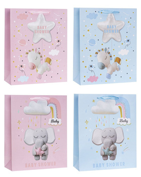 Torebki prezentowe TD-24060-A3 wzór dziecięcy 12 sztuk