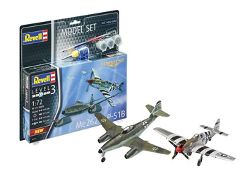 Model Set Messerschmitt Me262/P-51B Mustang Revell