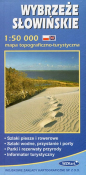 Mapa Wybrzeże Słowińskie 1:50 000 2016 WZKart