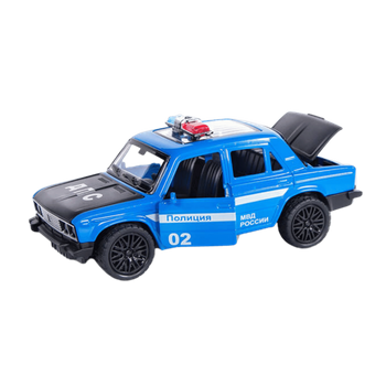 Metalowy Samochód Policyjny z Efektami Świetlnymi i Dźwiękowymi