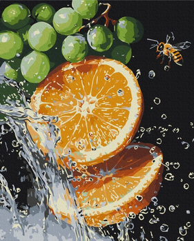 Malowanie po numerach BRUSHME 40x50 cm Soczysta Kombinacja