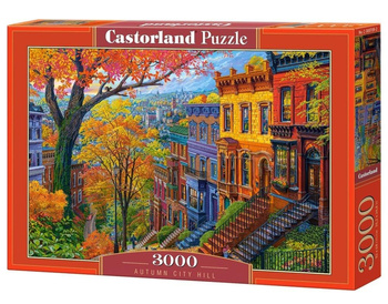 Puzzle 3000 Autumn City Hill CASTOR Castorland