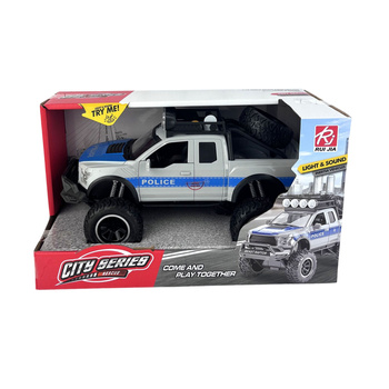 Jeep Policyjny Auto Dla Dzieci Ze Światłem Dźwiękiem Prezent Pojazd