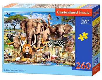 Puzzle 260 Savanna Animals CASTOR Castorland