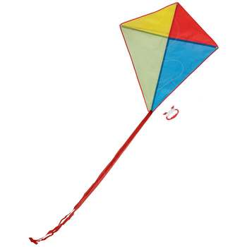 LATAWIEC NYLONOWY LINKOWY DLA DZIECI DŁUGI UCHWYT 4 KOLORY 2 RĄCZKI