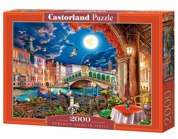Puzzle 2000 Romantic Night in Venice CASTOR Castorland