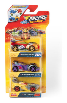 T-Racers Mix 'N Race Pack 3 Blister 1 szt. mix