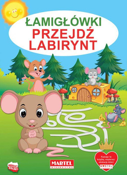 Kolorowanka Łamigłówki -  Przejdź Labirynt