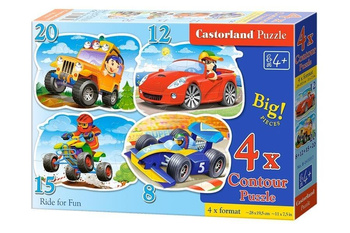 Puzzle x 4 - Ride for fun CASTOR Castorland