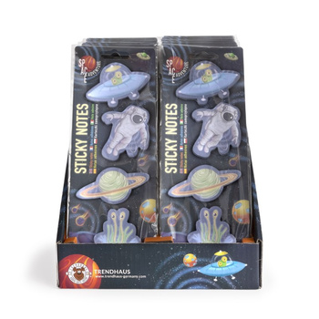 Karteczki samoprzylepne Space Adventure 1szt. mix
