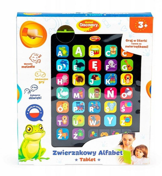 Tablet zwierzakowy alfabet Dumel