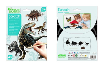 Naklejki do wydrapywania Dinozaury