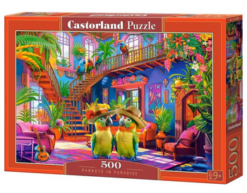 Puzzle 500 Parrots in Paradise CASTOR Castorland