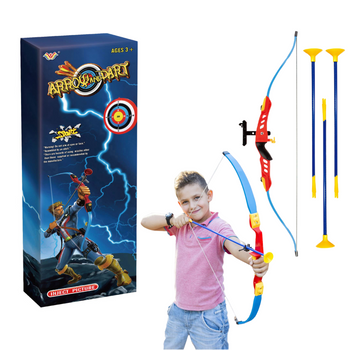 ŁUK DUŻY 3 STRZAŁY + CELOWNIK ZESTAW STRZELECKI ŁUCZNIKA DLA DZIECI 90CM