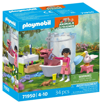Playmobil Zwierzęta w kąpieli 71950