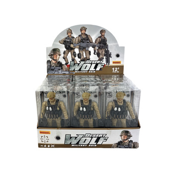 Figurka Żołnierz Zestaw Wojskowy Akcesoria Dla Dzieci Prezent