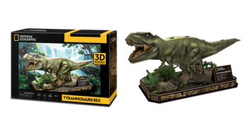 CUBIC FUN PUZZLE 3D NATIONAL GEOGRAPHIC T-REX