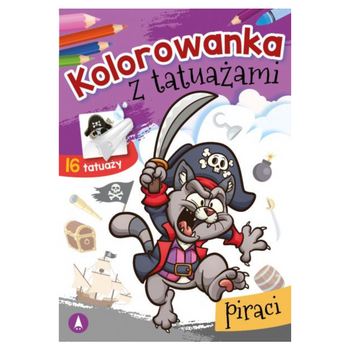 KOLOROWANKA Z TATUAŻAMI. PIRACI