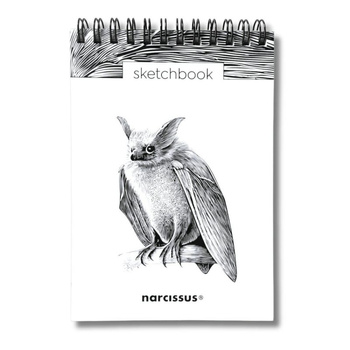 Szkicownik A6 Nietoperz na spirali 60k