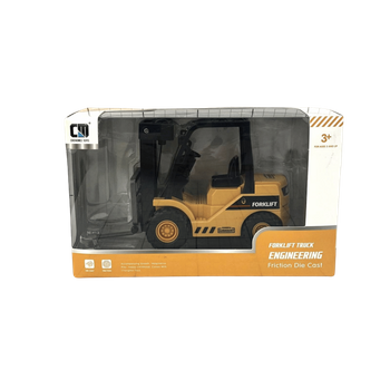 Wózek widłowy zabawka dla dzieci interaktywny pojazd w pudełku edukacyjny
