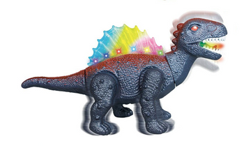 Dinozaur na baterie interaktywny ze światłem i dźwiękiem zabawka dla dzieci