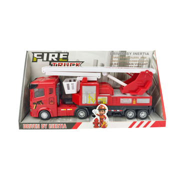 Ciężarówka Straż Pożarna Auto Dla Dzieci W Pudełku Prezent Strażak